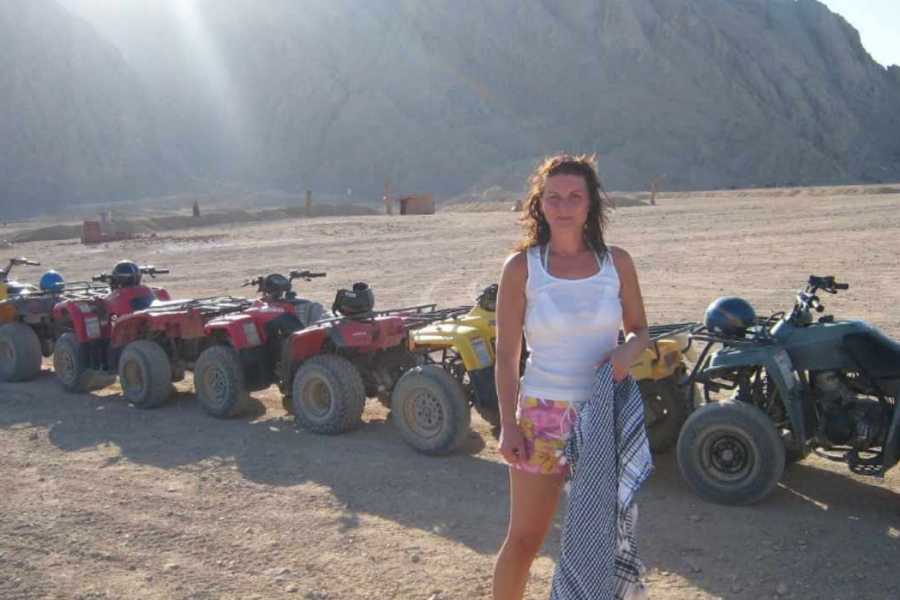 BUDGET DESERT SAFARI TRIP BY QUAD BIKE IN SHARM EL SHEIKH DURING SUNRISE OR SUNSET